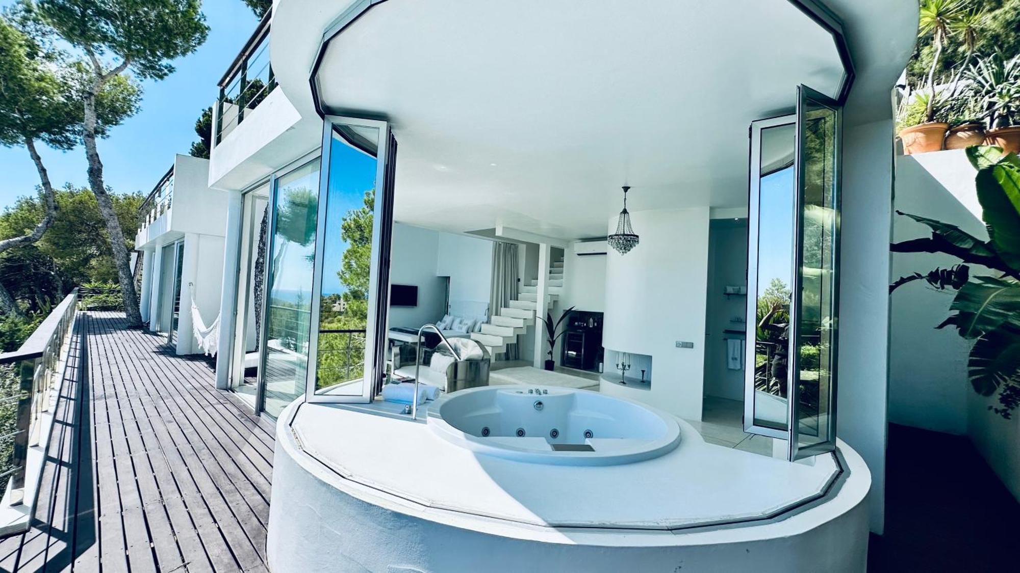 Villa Roca Ibiza - Un Paraiso Premium A Solo 10 Minutos De La Ciudad De Ibiza Y De Las Playas Cala Jondal Y Salinas Sant Jordi de ses Salines Eksteriør bilde